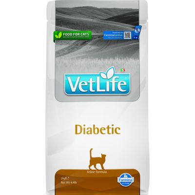 FARMINA Vet Life - Croquettes Chat - Diabetic