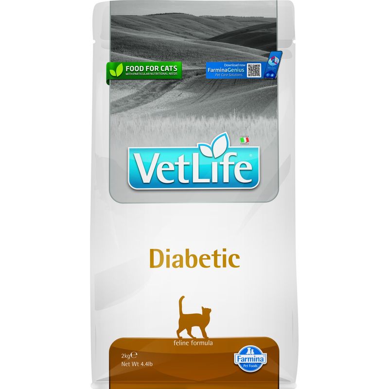 FARMINA Vet Life - Croquettes Chat - Diabetic