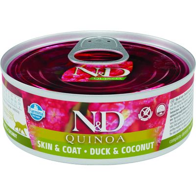 N&D - Aliment humide - Quinoa Skin & Coat Canard