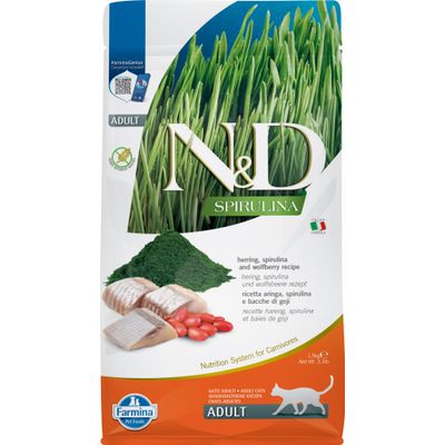 N&D - Aliment Chat - Spirulina Hareng