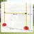 PawHut - Kit d'Agilité 4 haies réglables & sac transport - jaune rouge