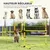 PawHut - Agility sport pour chiens set de 4 obstacles pro - jaune noir