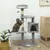 PawHut - Arbre à chat multi-équipement H.114 cm - gris PawHut - Arbre à chat multi-équipement H.114 cm - gris