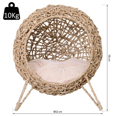 PawHut - Panier chat lit cosy grand confort