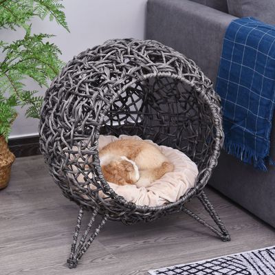 PawHut - Panier chat lit cosy grand confort