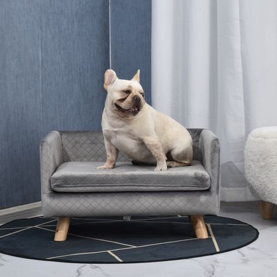 PawHut - Canapé moelleux pour chien design scandinave