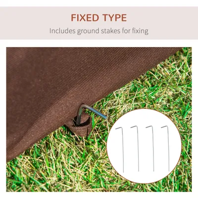 PawHut - Sac transport chien pliable avec coussin amovible