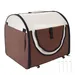 PawHut - Sac transport chien pliable avec coussin amovible