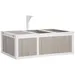 PawHut - Enclos-Tortue-Maison-Terrestre-Extérieur-Grillage-Gris-Blanc