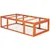 PawHut - Clapier à Lapins Extérieur/Intérieur avec 3 portes H.48cm