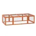 PawHut - Clapier à Lapins Extérieur/Intérieur avec 3 portes H.48cm