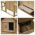 PawHut - Poulailler cottage sur pied bois L.151cm - naturel