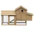 PawHut - Poulailler cottage sur pied bois L.151cm - naturel