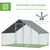 PawHut - Enclos poulailler chenil couvert acier PawHut - Enclos poulailler chenil couvert acier