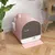 PawHut - Maison de toilette litière chat porte battante pelle filtre