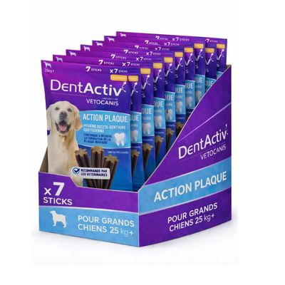 DentActiv Action, 7 Sticks Dentaire pour Chien