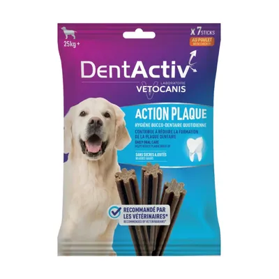 DentActiv Action, 7 Sticks Dentaire pour Chien