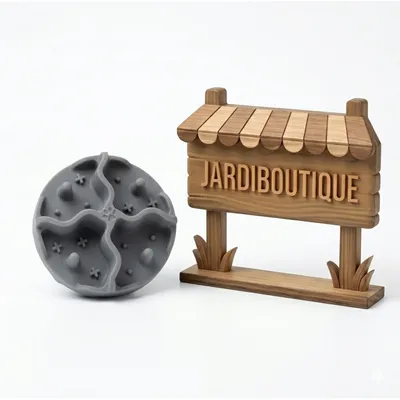 Insert Anti-Glouton Woopy Gris Ø 8 cm pour Gamelle Chat et Chien