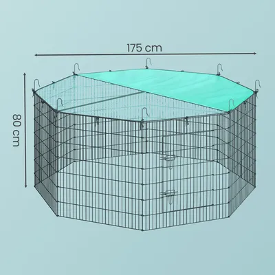 SONGMICS Parcs de jeu, avec Toit, Respirant, Protection Solaire