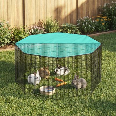 SONGMICS Parcs de jeu, avec Toit, Respirant, Protection Solaire