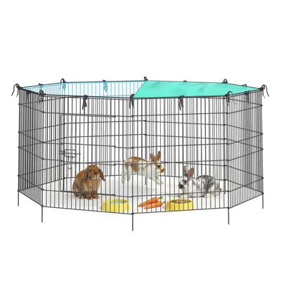 SONGMICS Parcs de jeu, avec Toit, Respirant, Protection Solaire