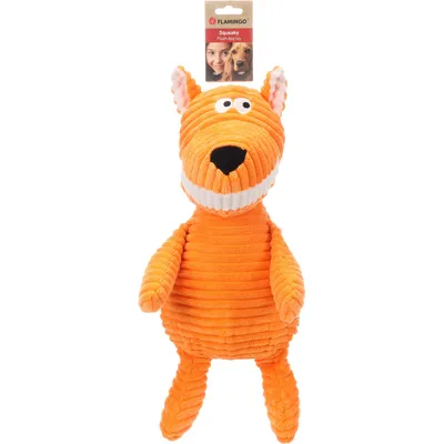 Jouet Ribbi Renard Orange XXL 48 cm pour Chien