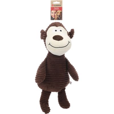 FLAMINGO - Peluche pour Chien - Ribbi Singe Brun XXL