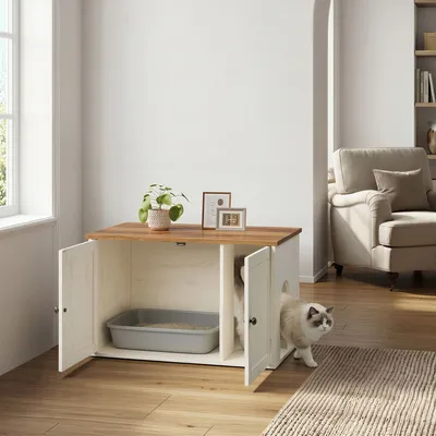 SONGMICS HOME Bacs à litière Toolless, Assemblage Ultra-rapide sans Outils