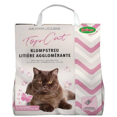Litière agglomérante Top Cat Ultra 5kg - Bubimex