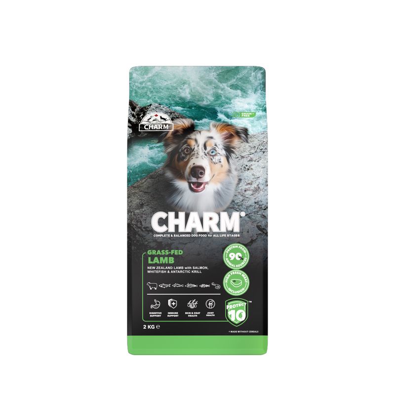 CHARM Croquettes Agneau 2kg Chien - Protéine Noble Premium