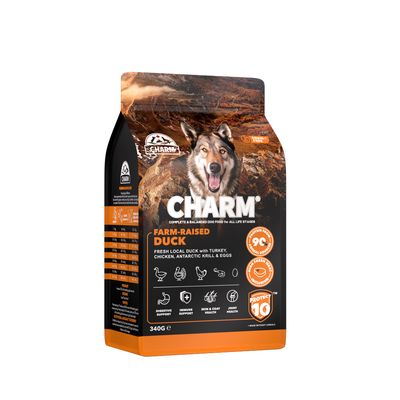 CHARM Croquettes Canard Premium Chien 340g - Sans Céréales