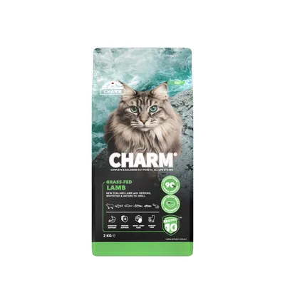 CHARM Croquettes Agneau pour Chat - Sans Céréales