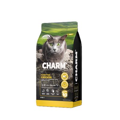 CHARM Croquettes Poulet Fermier pour Chat 2kg - Sans Céréales
