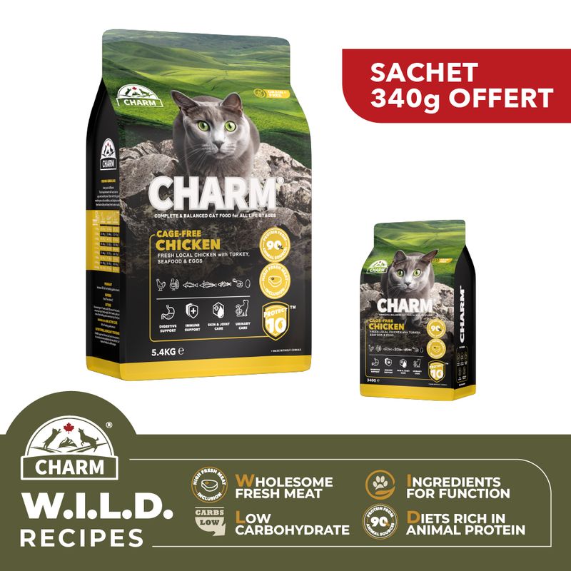 CHARM Grain Free Free-Run Chicken Cat