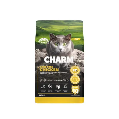 CHARM Croquettes Poulet Fermier pour Chat - Sans Céréales