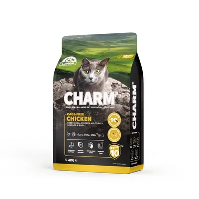 CHARM Croquettes Sans Céréales pour Chat Poulet Fermier
