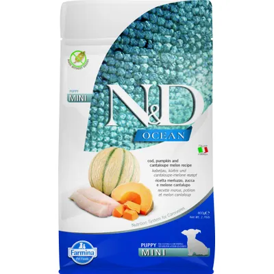 N&D Ocean - Nourriture pour chiots - Morue et citrouille N&D Ocean - Nourriture pour chiots - Morue et citrouille