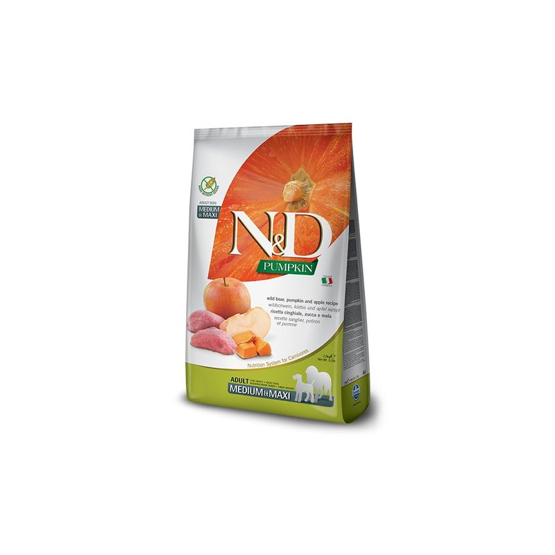 Farmina - Croquettes Chien - N&D Sanglier Pomme Medium/Maxi