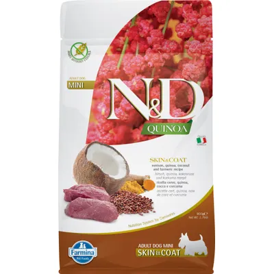 N&D Quinoa - Aliment Chien - Skin & Coat Cerf N&D Quinoa - Aliment Chien - Skin & Coat Cerf