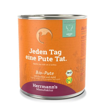 Herrmann's - Alimentation pour chien - Dinde courgette bio