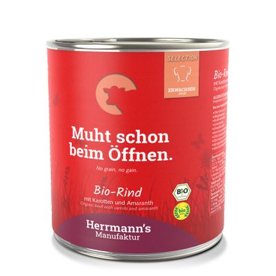 Herrmann's - Aliment Chien - Bio Boeuf carotte