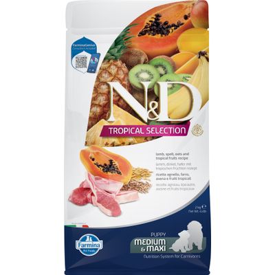 N&D - Nourriture Chiot - Tropical Agneau