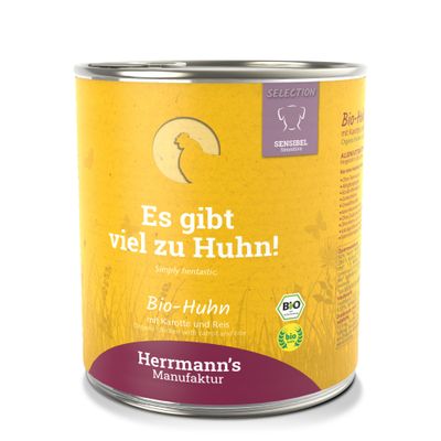 Herrmann's - Aliment pour chien - Bio Poulet carotte