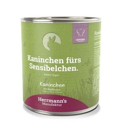 Herrmann's - Aliment Chien - Lapin Flocons de Riz