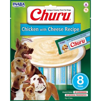 Inaba - Friandise pour chien - Churu Purée Poulet et Fromage XL
