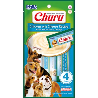 Inaba - Friandise pour chien - Churu Purée Poulet Légumes