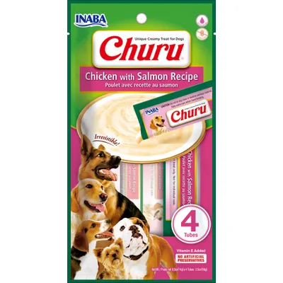 Inaba - Friandise pour chien - Churu Purée Poulet Légumes