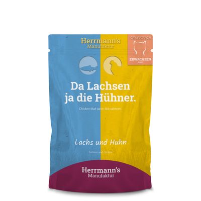 Herrmann's Selection - Nourriture humide pour chats - Saumon Poulet 200g