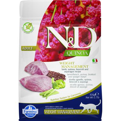 Farmina - Alimentation pour chat - N&D Quinoa Weight Management