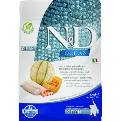 N&D - Alimentation pour chatons - Ocean Morue N&D - Alimentation pour chatons - Ocean Morue